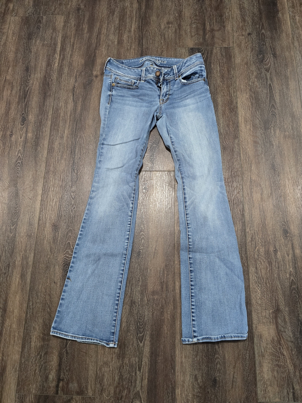 Y2K American Eagle Outfitters Light Blue Flare Jeans